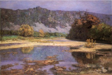 Los paisajes impresionistas de Indiana Muscatatuck Río Theodore Clement Steele Pinturas al óleo